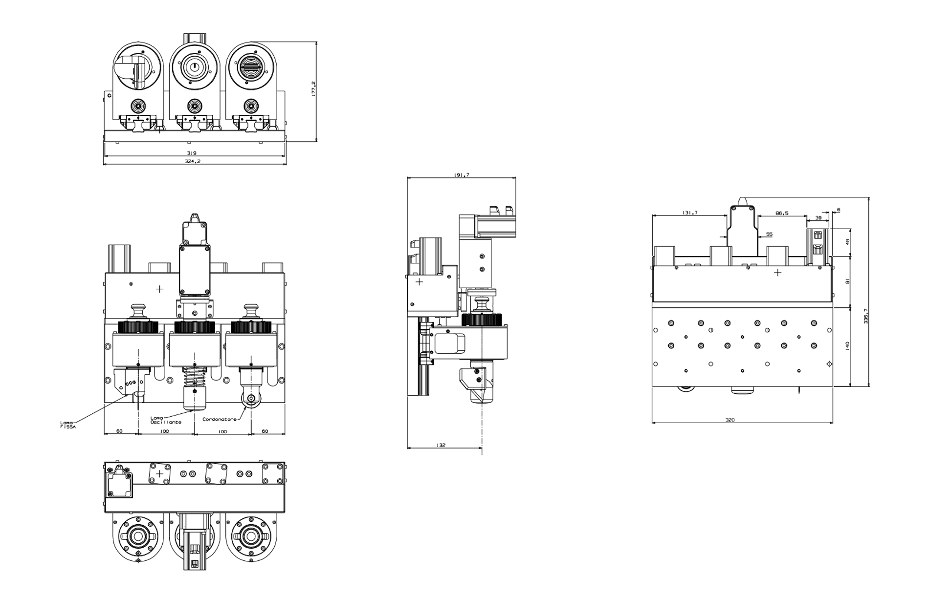 Assieme multifunzione per macchine CNC Taglio Cartone - IdeaUmbra