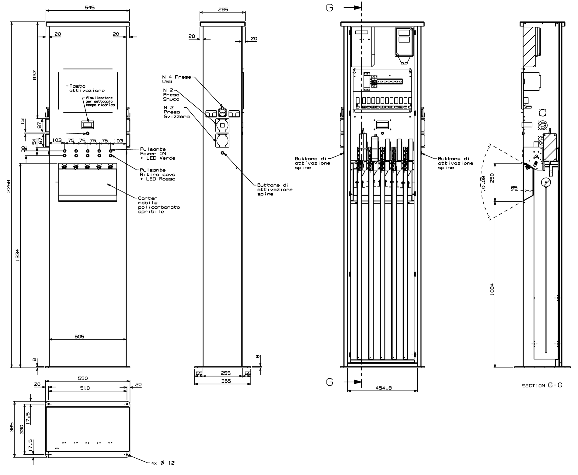 Colonnina e-bike AA905121 - IdeaUmbra
