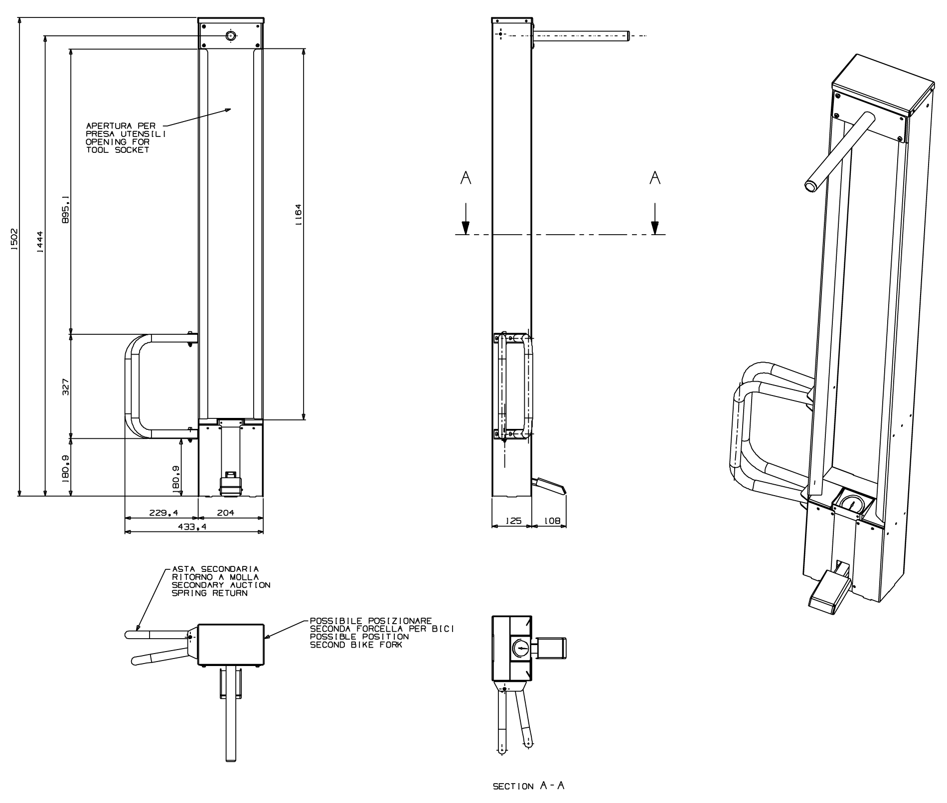 Colonnina e-bike AA920000 - IdeaUmbra