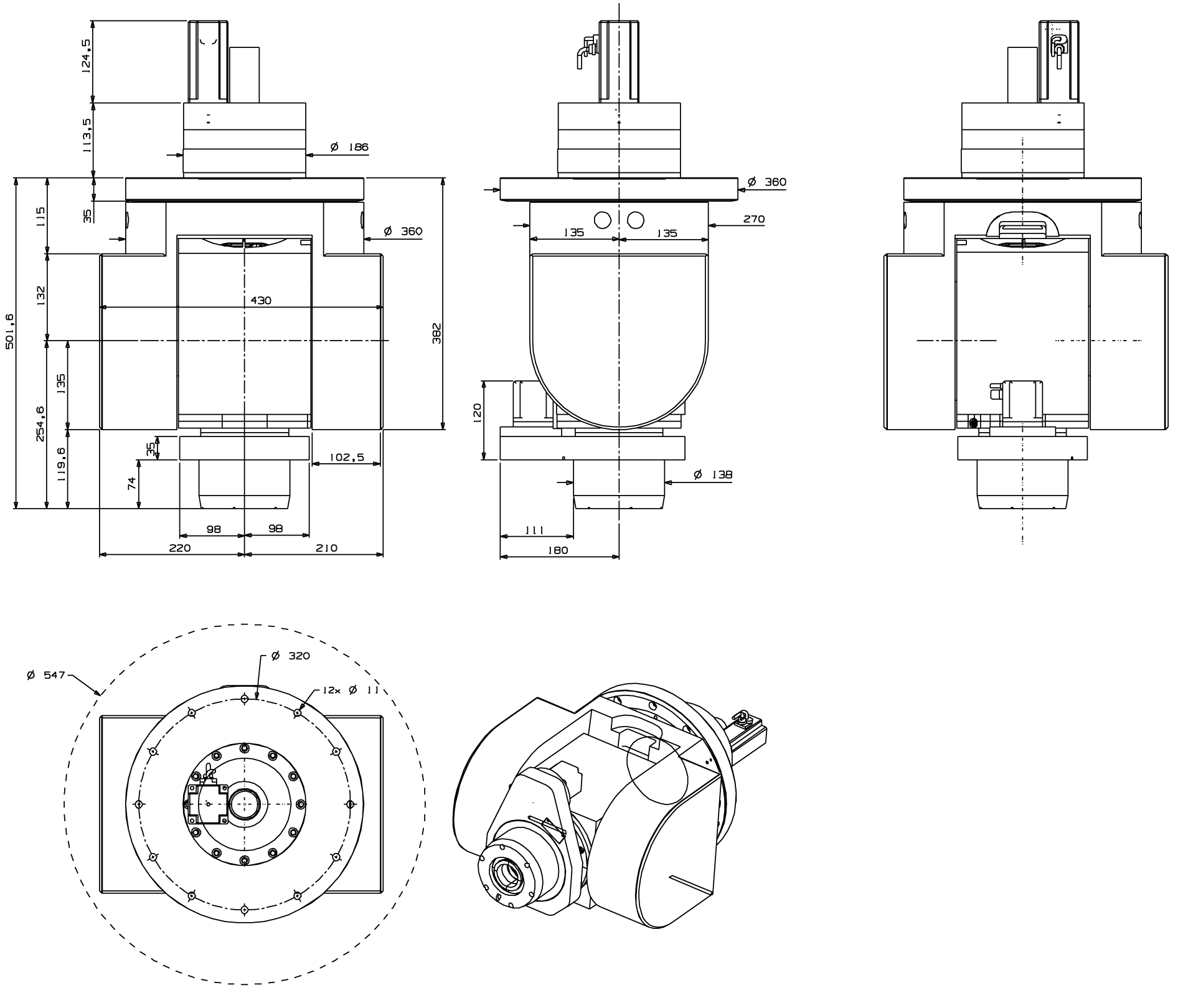 ELT 90 H549 10 kw + Asse C - IdeaUmbra