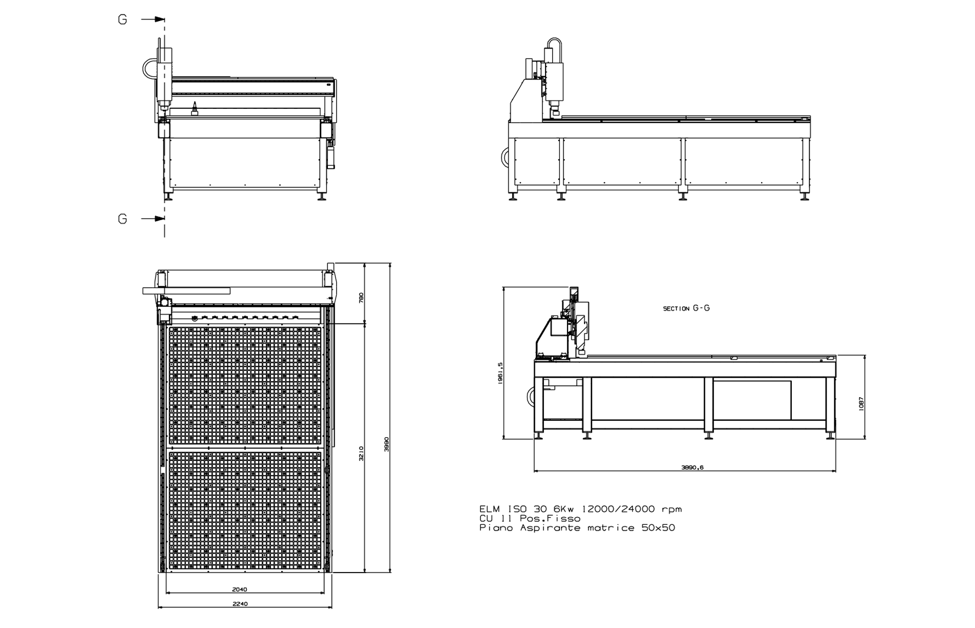 Pantografo lavorazione Legno-Alluminio - IdeaUmbra
